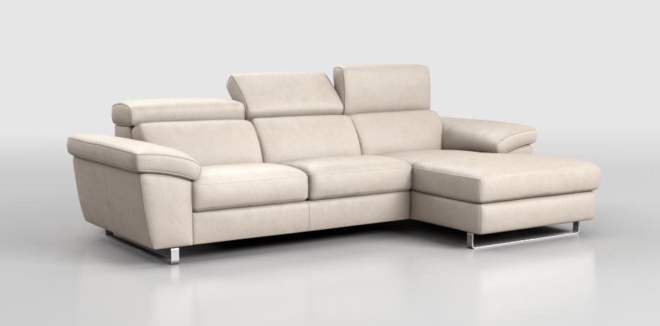 Taro - small corner sofa with sliding mechanism - right peninsula